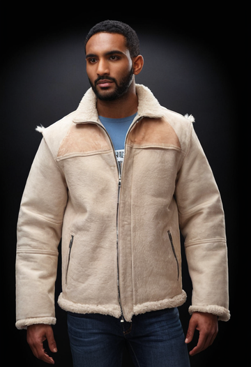 OffWhite Cow Hide Hair on Jacket Pony Skin Coat