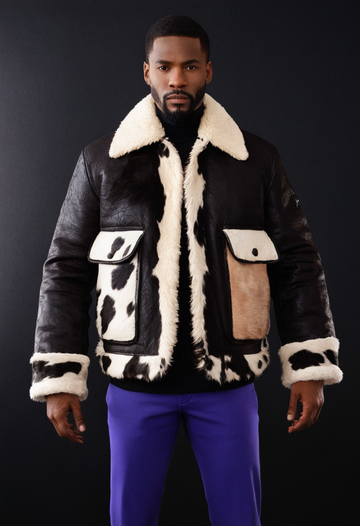 Men's Cowhide jacket Men's
