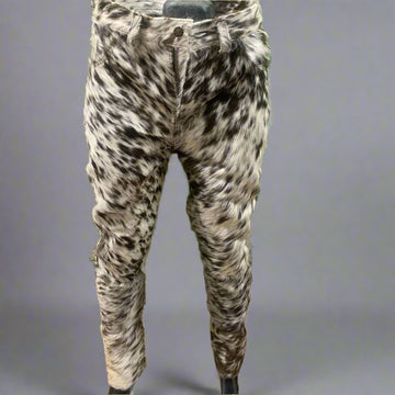 Women's Hair-On Cowhide Pant – Pony Hair Texture