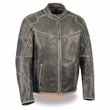 Vintage Cowskin Leather Jacket – Classic Brown Bomber Style for Men and Women