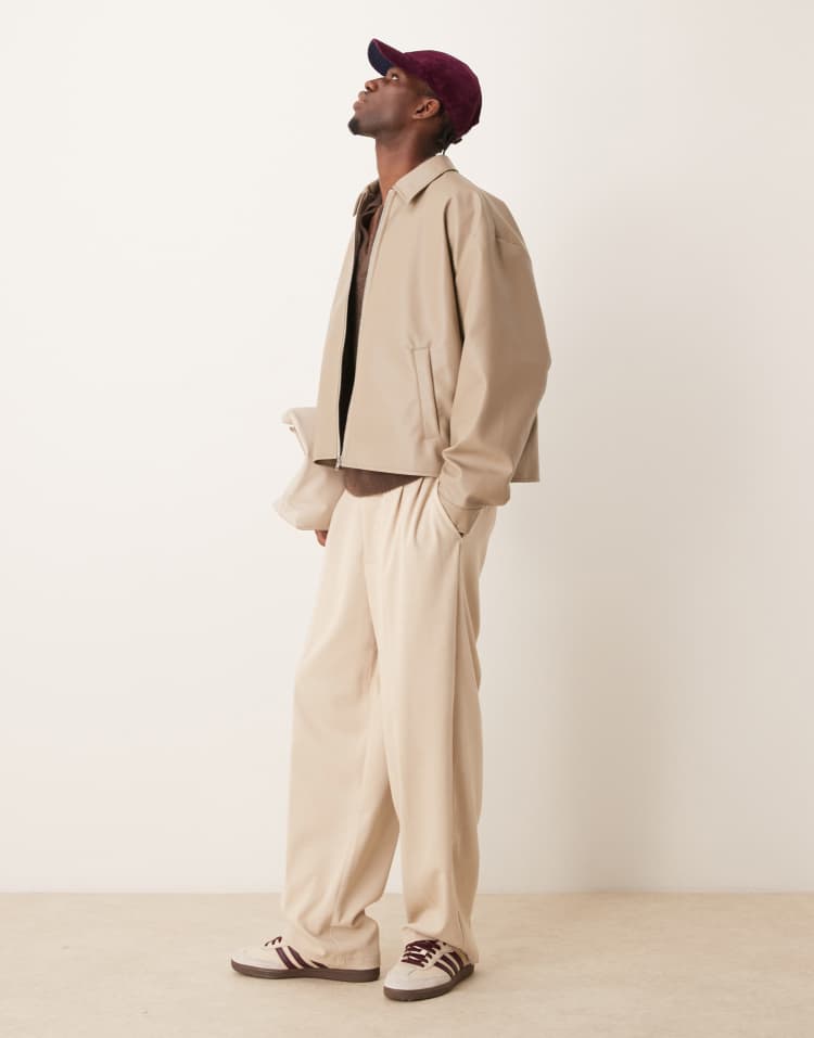 SUNDAYS BEST HARRINGTON JACKET ベージュ XL SUNDAYS BEST HARRINGTON JACKET ベージュ XL FULL-ZIP