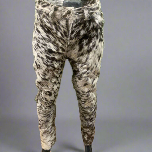 Women's Hair-On Cowhide Pant – Pony Hair Texture