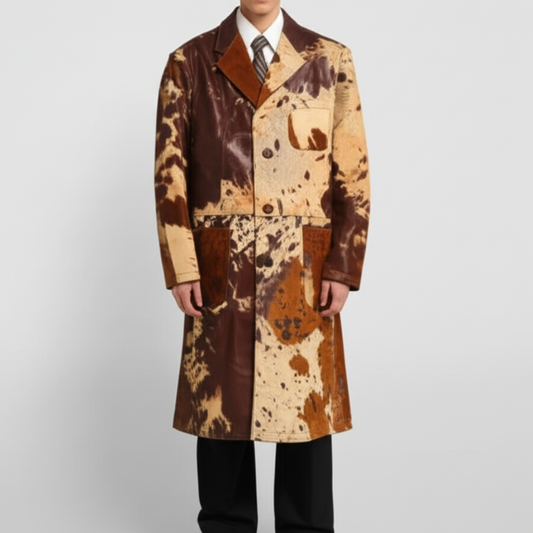 Cowhide hair on pony hair Blazer men's 