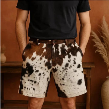 Men’s Cowhide Hair-On Shorts