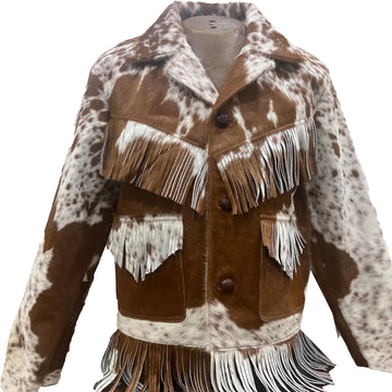 Men's Long Leather Jacket - Cow Hide Leather Coat