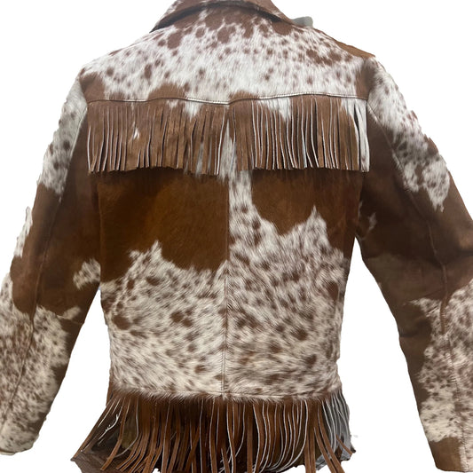 Men's Long Leather Jacket - Cow Hide Leather Coat